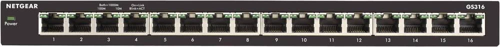 Mrežni preklopnik RJ45 NETGEAR GS316-100PES 16 ulaza slika