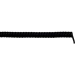 Spiralni kabel UNITRONIC® SPIRAL 1200 mm / 1600 mm 2 x 0.25 mm crne boje LappKabel 73220243 5 kom.