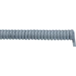 Spiralni kabel UNITRONIC® SPIRAL LiF2Y11Y 400 mm / 1600 mm 6 x 0.14 mm sive boje LappKabel 73220323 1 kom.
