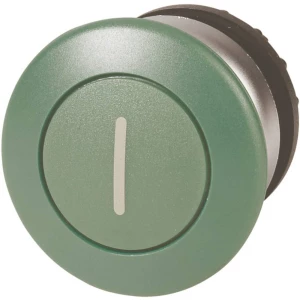 Tipka u obliku gljive okrugao , plosnat Zelena Eaton M22-DP-G-X1 1 ST slika