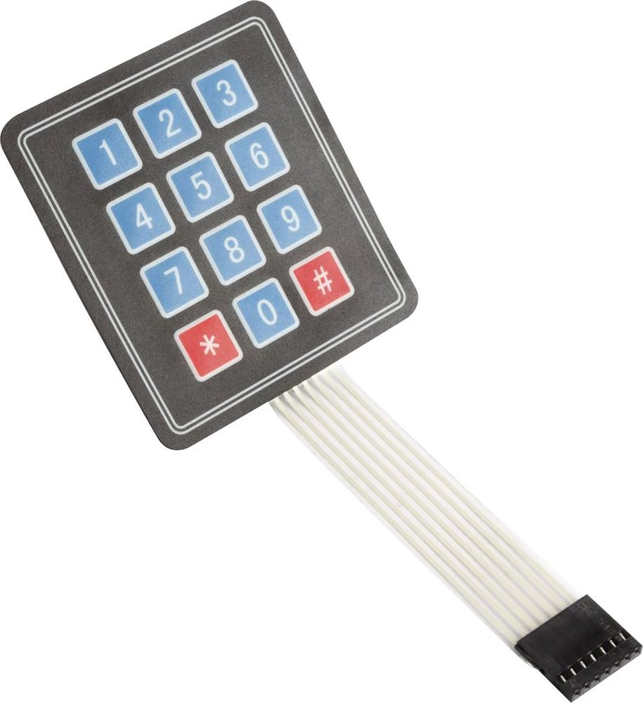 Makerfactory tipkovnica s folijom VMA300 pogodna za (Arduino Boards): Arduino, Arduino UNO, Fayaduino, Freeduino, Seeeduino, See slika