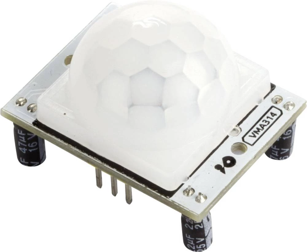 Makerfactory PIR detektor pokreta VMA314 pogodan za (Arduino Boards): Arduino, Arduino UNO, Fayaduino, Freeduino, Seeeduino, See slika