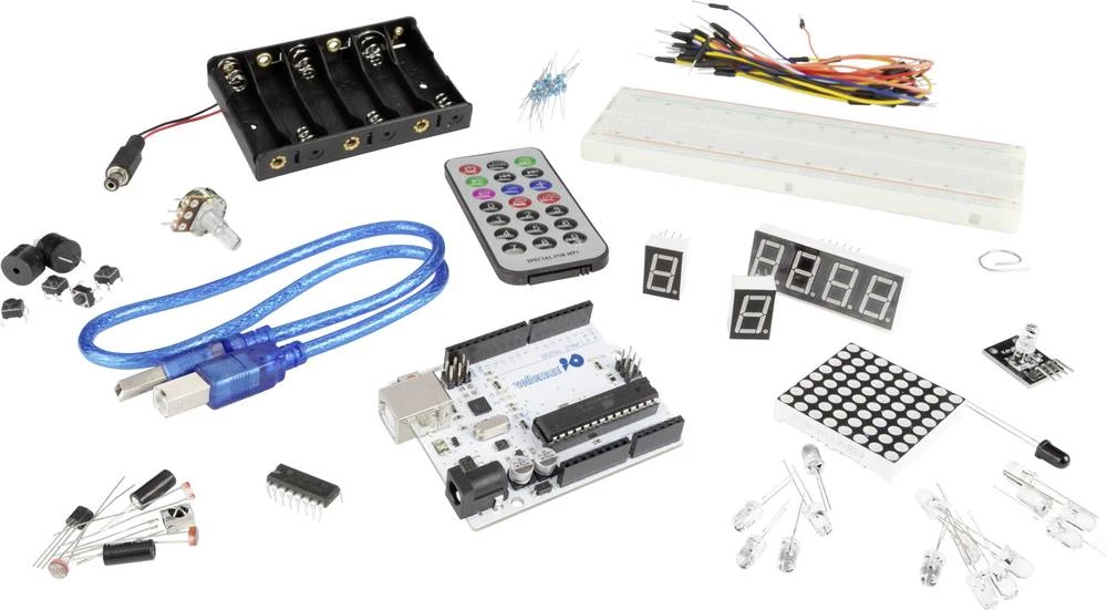 Makerfactory početni komplet VMA501 pogodan za (Arduino Boards): Arduino, Arduino UNO, Fayaduino, Freeduino, Seeeduino, Seeeduin slika