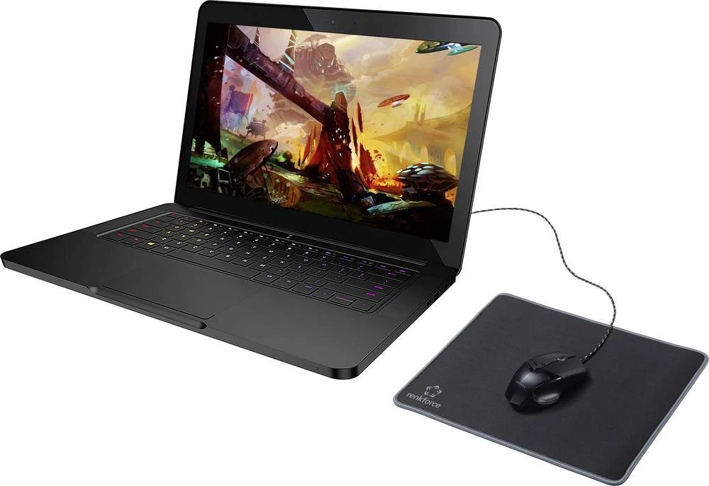 Gaming podloga za miša Renkforce RF-GMP-L crne boje slika