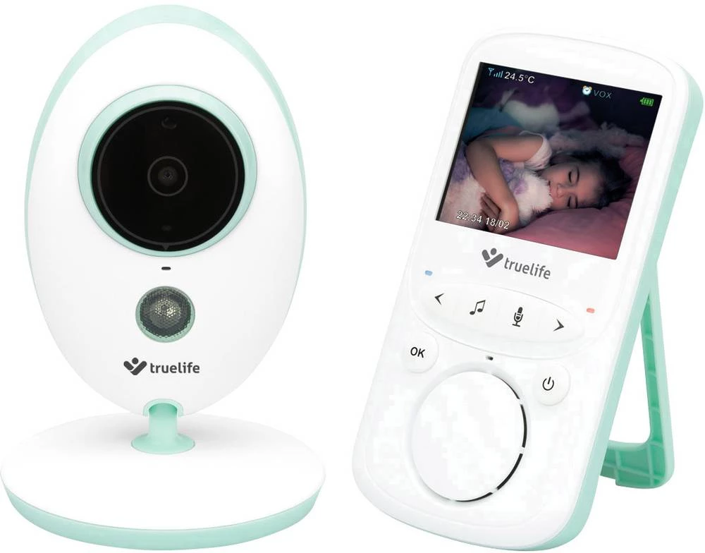 Bežični baby alarm s kamerom NannyCam V24 TLNCV24 truelife 2.4 GHz slika