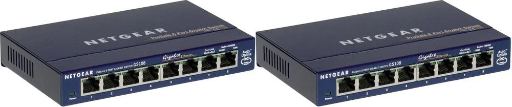 Mrežni preklopnik RJ45 NETGEAR GS108GE 8 ulaza 1 Gbit/s slika