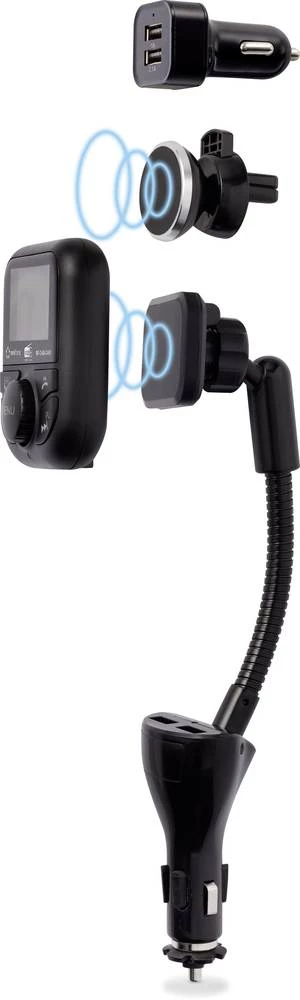 DAB+ prijemnik Renkforce RF-DAB-CAR1 Bluetooth glazbeni streaming, Funkcija govora slobodnih ruku, Funkcija punjenja slika