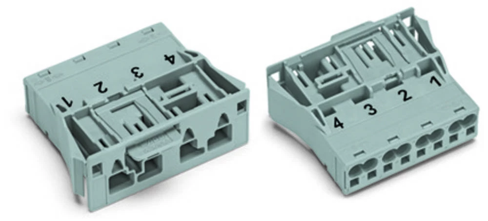 Mrežni-konektor WINSTA MIDI serija (mrežni konektor) WINSTA MIDI utikač, ravni ukupni broj polova: 4 25 A tamno zelene boje WAGO slika