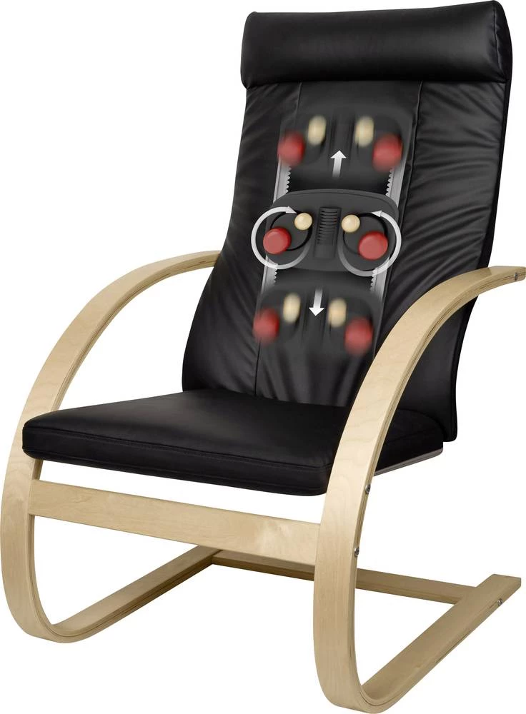 Medisana RC 420 masažna fotelja 60 W drvo, crne boje slika