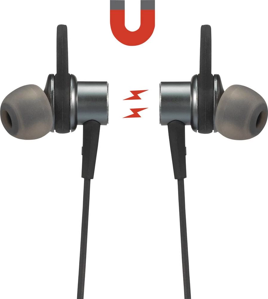 Bluetooth&reg; Sportske Naglavne slušalice Renkforce RF-BTK-200 U ušima Slušalice s mikrofonom, Otporne na znojenje, Kontrola gl slika