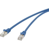 RJ45 mrežni kabel CAT 5e F/UTP 1 m plave boje, sa zaštitom od odvajanja Renkforce