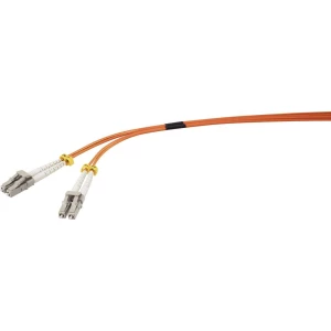 Staklena vlakna Svjetlovodi Priključni kabel [1x Muški konektor LC - 1x Muški konektor LC] 50/125 µ Multimode OM2 3 m Renk slika