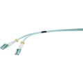 Staklena vlakna Svjetlovodi Priključni kabel [1x Muški konektor LC - 1x Muški konektor LC] 50/125 µ Multimode OM3 1 m Renk slika