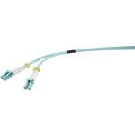 Staklena vlakna Svjetlovodi Priključni kabel [1x Muški konektor LC - 1x Muški konektor LC] 50/125 µ Multimode OM3 1 m Renk