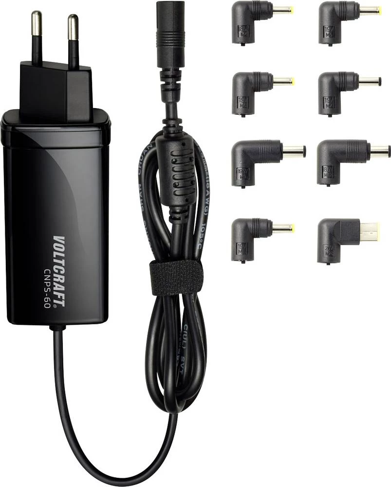 Adapter za napajanje prijenosnog računala CNPS-60 VOLTCRAFT 60 W 18.5 V/DC, 19 V/DC, 19.5 V/DC, 20 V/DC 3.2 A slika