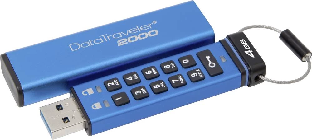 USB ključ Kingston DataTraveler&reg; 2000 4 GB Blau DT2000/4GB USB 3.1 slika