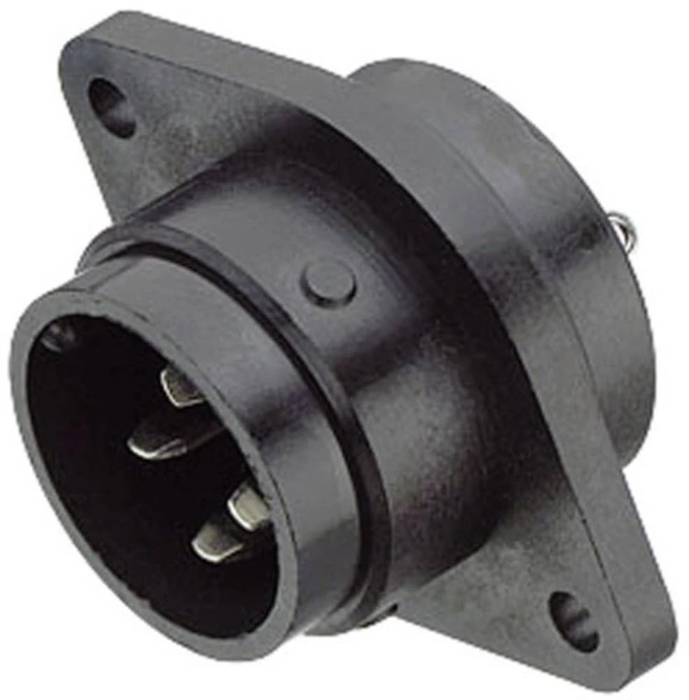 Standardni okrugli konektor, serija 690 broj polova: 3 utikač s prirubnicom 10 A 09-0057-00-03 Binder 20 kom. slika