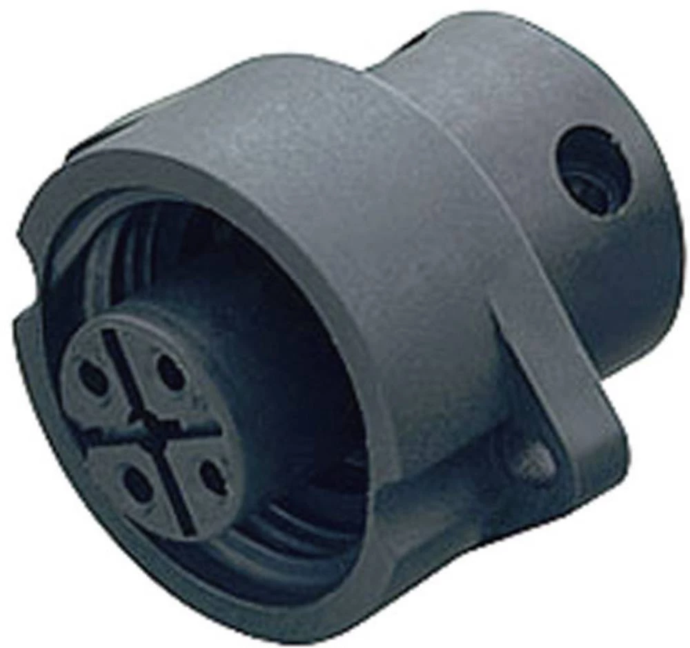 Standardni okrugli konektor, serija 692 broj polova: 3 + PE utikač s prirubnicom 16 A 09-0212-00-04 Binder 20 kom. slika