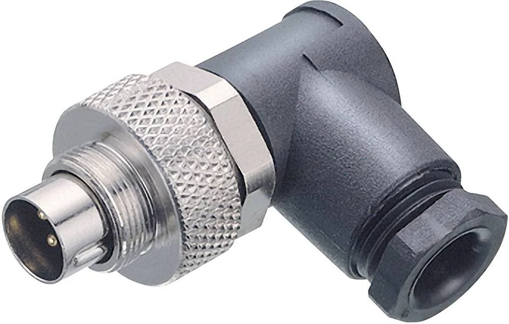 Subminijaturni okrugli konektor, serija 712 broj polova: 4 kabelski utikač, kutni 3 A 99-0409-70-04 Binder 20 kom. slika