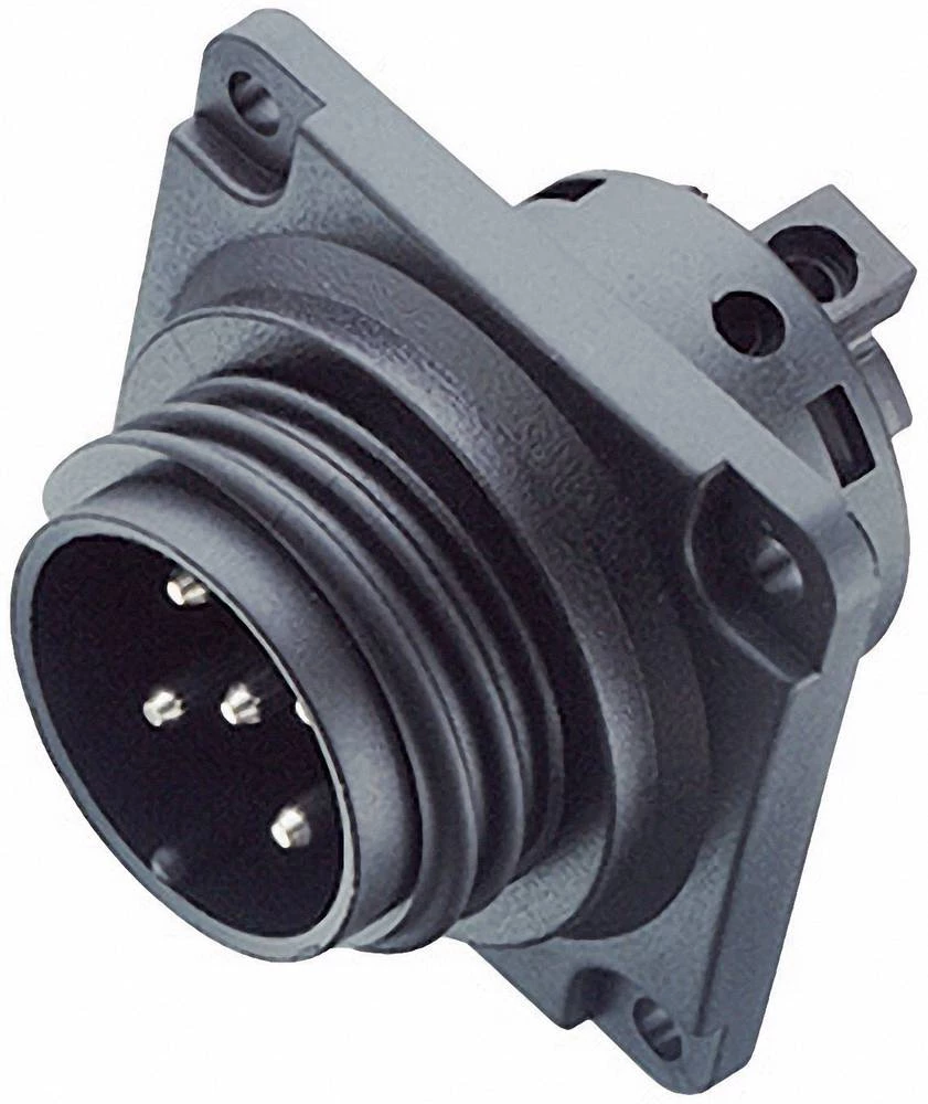 Snažan ugradbeni konektor, serija 694 broj polova: 24 utikač s prirubnicom 3 A 99-0739-00-24 Binder 20 kom. slika