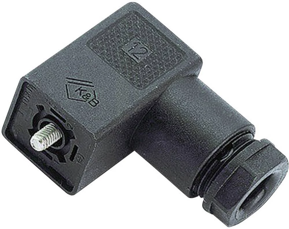 Konektor za magnetski ventil, serija C 235 crne boje 43-1930-000-03 broj polova:2+PE Binder sadržaj: 20 kom. slika