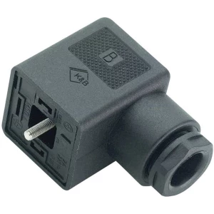 Konektor za magnetski ventil, serija A 210 crne boje 43-1704-004-03 broj polova:2+PE Binder sadržaj: 20 kom. slika