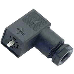 Konektor za magnetski ventil, serija C 230 crne boje 43-1902-004-04 broj polova:3+PE Binder sadržaj: 20 kom. slika