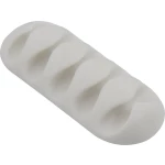 Držač kabla TRU COMPONENTS TC-6646540 samoljepljivi bijela 1 kom.