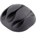 Držač kabla TC-6646580 TRU COMPONENTS samoljepljivi crna 1 kom.