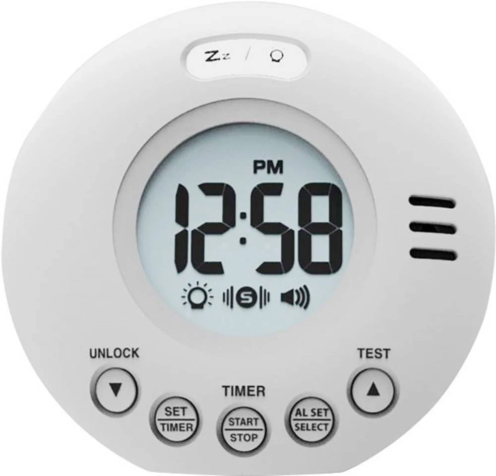 Geemarc JWNS-Voyager_VDE kvarcna budilica, bijele boje slika