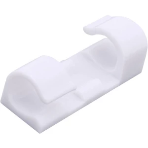 Samoljepljivi držač kabla TC-6649832 93015c305r TRU COMPONENTS bijela 1 kom. slika