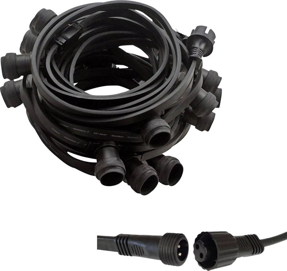 Svjetlosni lanac za zabave, vanjski, na struju, dužina osvjetljenja: 20 m LEDmaxx Illu-21 slika