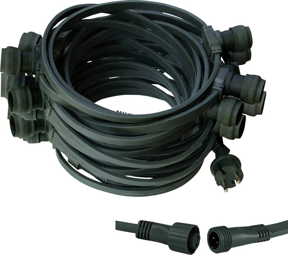 Svjetlosni lanac za zabave, vanjski, na struju, dužina osvjetljenja: 20 m LEDmaxx Illu-20g slika