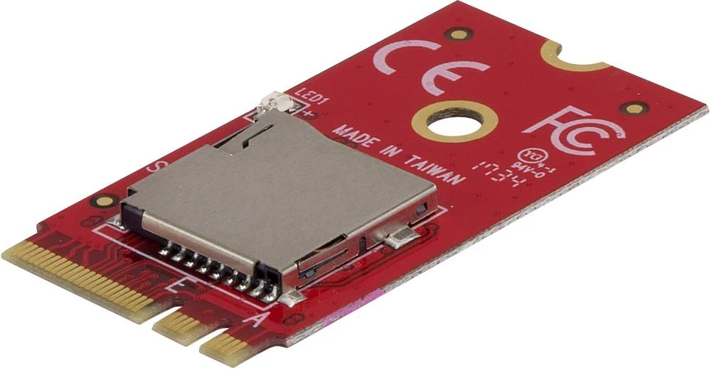 Sučeljni konvertor Renkforce [1x M.2 Key A-E utikač - 1x utor za SD karticu] slika
