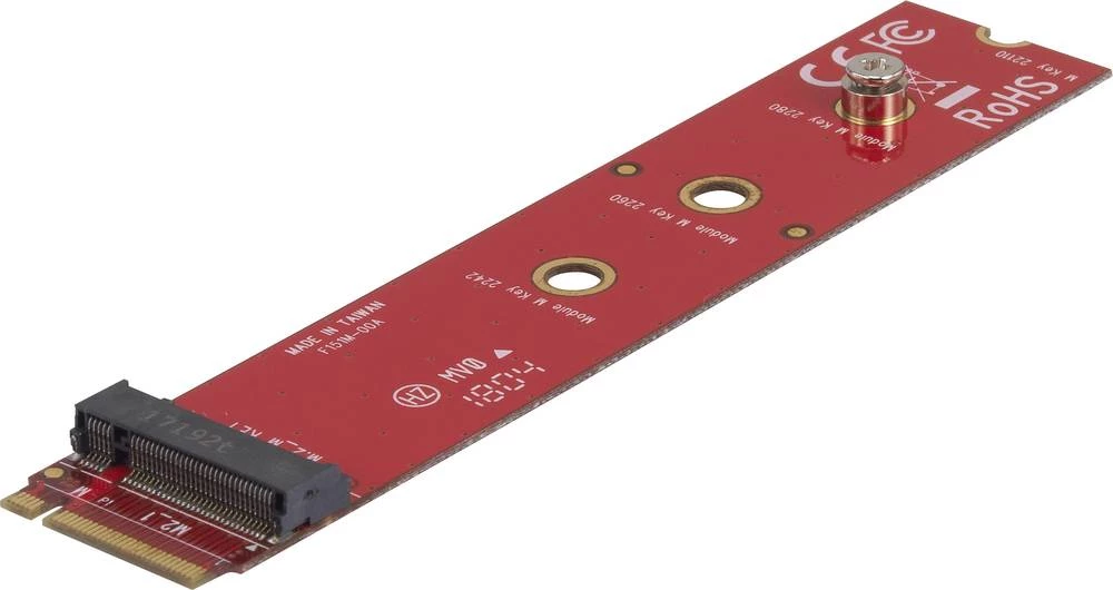 Riser kartica Renkforce [1x M.2 Key M utikač - 1x M.2 Key M utičnica] slika