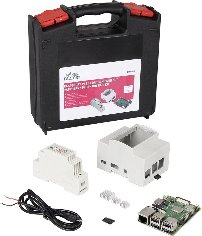 Raspberry Pi&reg; 3B+ komplet za profilnu šinu slika