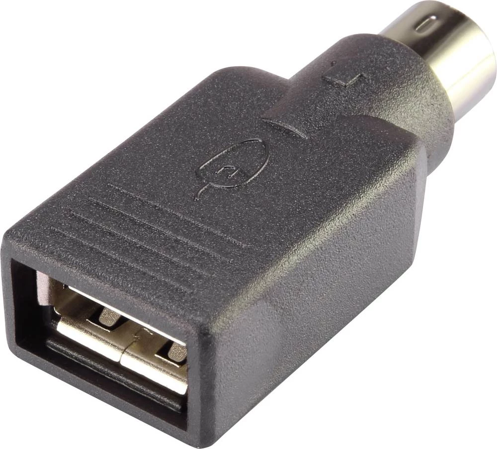 Adapter za miš Renkforce USB / PS/2 [1x PS/2 utikač - 1x USB 2.0 utičnica A] crna slika