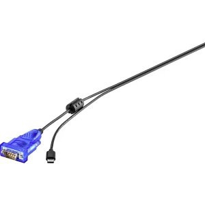 Renkforce USB 2.0, Serijsko sučelje Priključni kabel [1x Muški konektor USB-C™ - 1x 9-polni muški konektor D-SUB] 1.5 m Cr slika