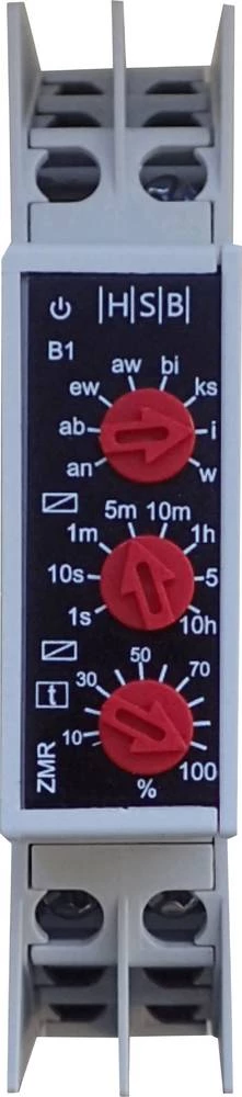 Višefunkcijski vremenski relej 24 V/DC, 24 V/AC, 230 V/AC 1 kom. HSB Industrieelektronik ZMR 1 vremenski raspon: 0.05 s - 10 h 1 slika