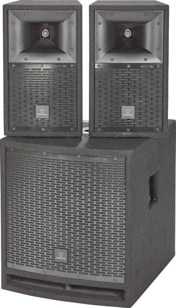 Set aktivnog PA zvučnika Renkforce M.I.L.L.Y IV Uklj. subwoofer slika