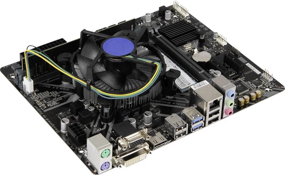 PC Tuning komplet (Office) Intel Core i3 i3-8100 (4 x 3.6 GHz) 8 GB Intel UHD Graphics 630 Micro-ATX slika