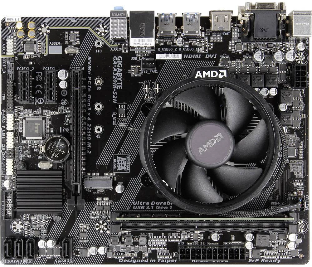 PC Tuning komplet (Office) AMD Ryzen 5 2400G (4 x 3.6 GHz) 8 GB Micro-ATX slika