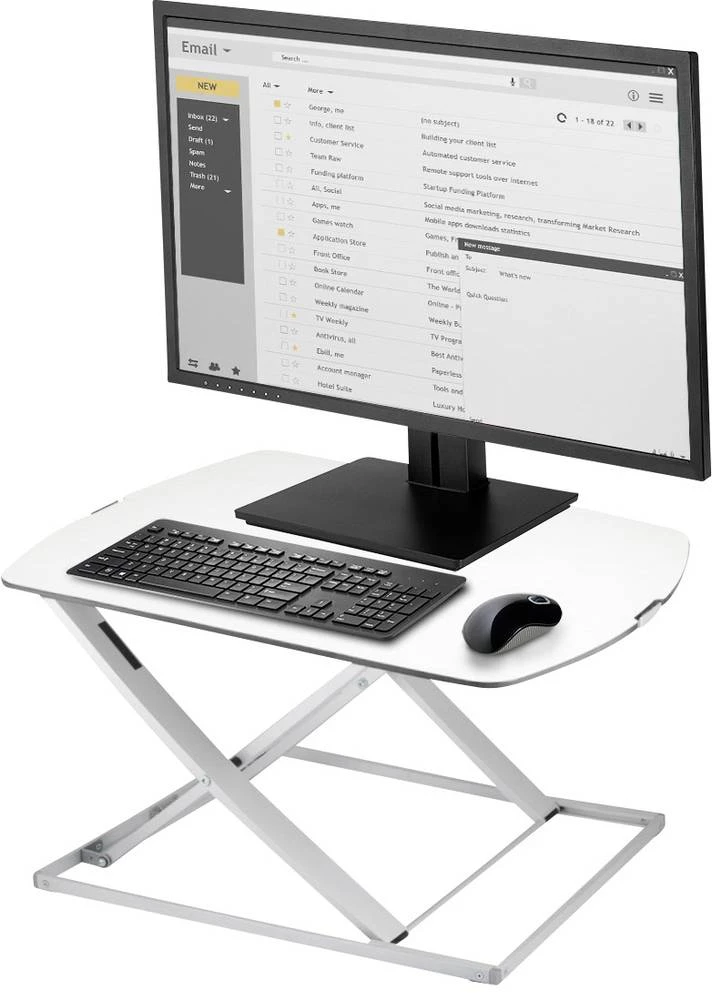 Ergofit radna stanica Basic SpeaKa Professional 15,2 cm (6) - 81,3 cm (32) podesiva visina (3.2 cm - 40 cm) slika