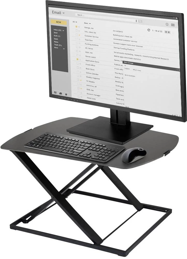 Ergofit radna stanica Basic SpeaKa Professional 15,2 cm (6) - 81,3 cm (32) podesiva visina (3.2 cm - 40 cm) slika