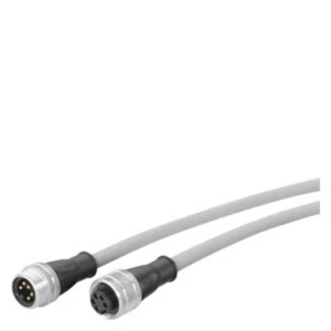 Siemens 6XV18225BH10 Mrežni kabel, priključni kabel za štednjak 7/8 utikač za napajanje ET 200, kabel s 2 7/8 utikačima, 1,0 m slika