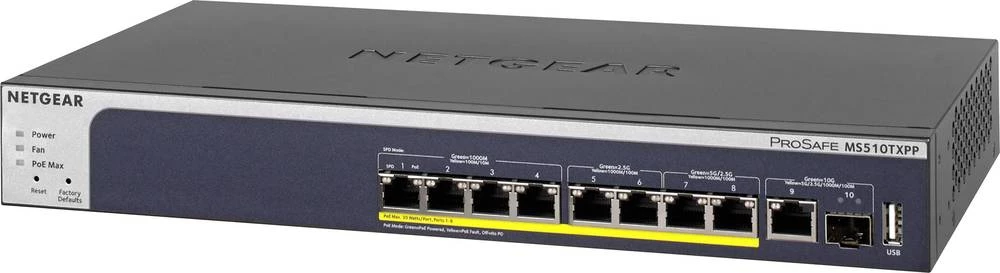 Mrežni preklopnik RJ45/SFP NETGEAR MS510TXPP 10 ulaza slika