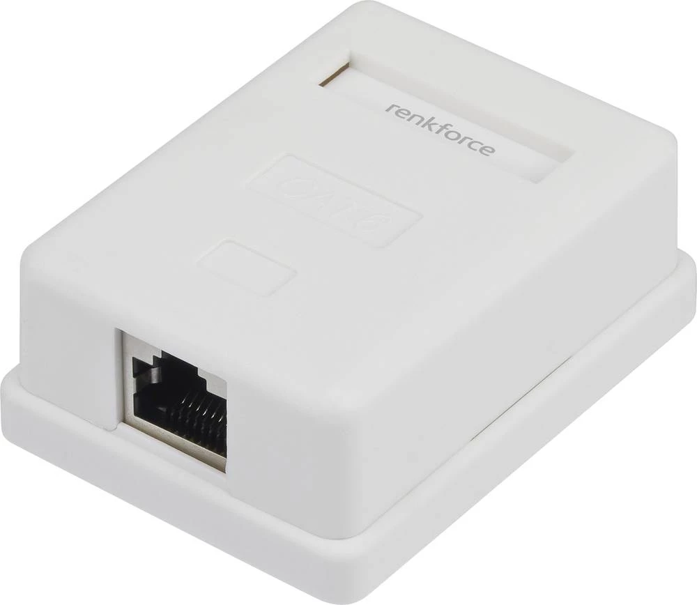 Mrežna utičnica Nadžbukna CAT 6 1 ulaz Renkforce slika