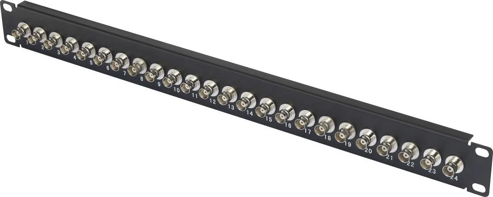 24 ulaza BNC Patch panel48,26 cm (19 )Renkforce 1 U slika