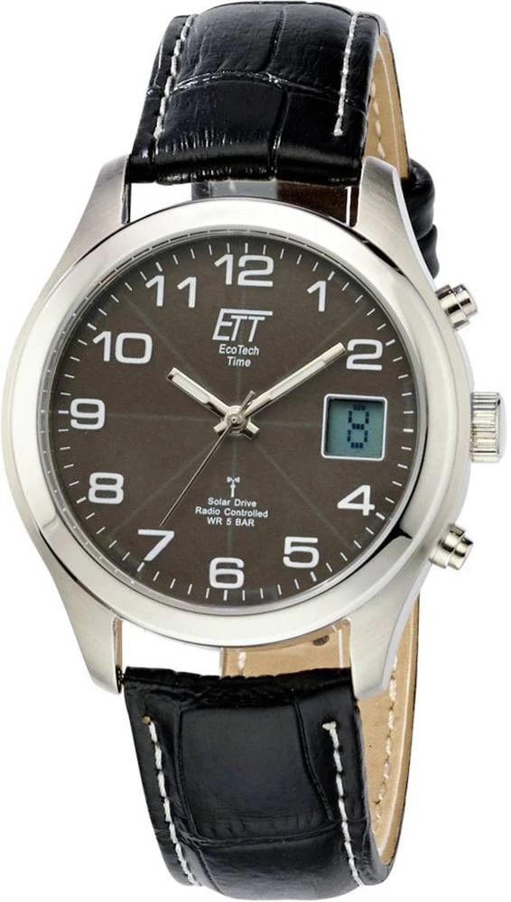 Radijski kontrolirani solarni ručni sat EGS-11333-50L (promjer x V) 39 mm x 12 mm srebrne boje, kućište: plemeniti čelik, materi slika