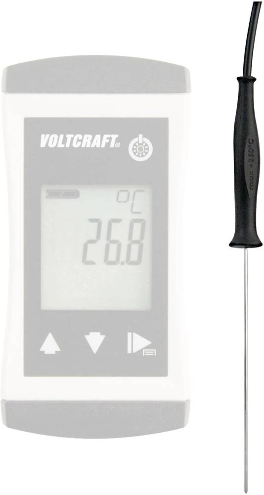 Utični senzor TPT-204 VOLTCRAFT -70 do 250 °C tip senzora Pt1000 kalibriran prema tvorničkom standardu (bez certifikata) slika
